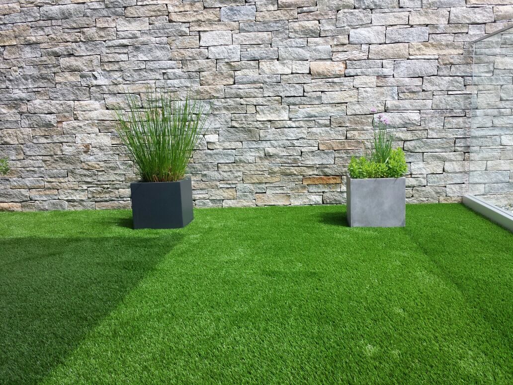 Artificial grass in a South Funen setting